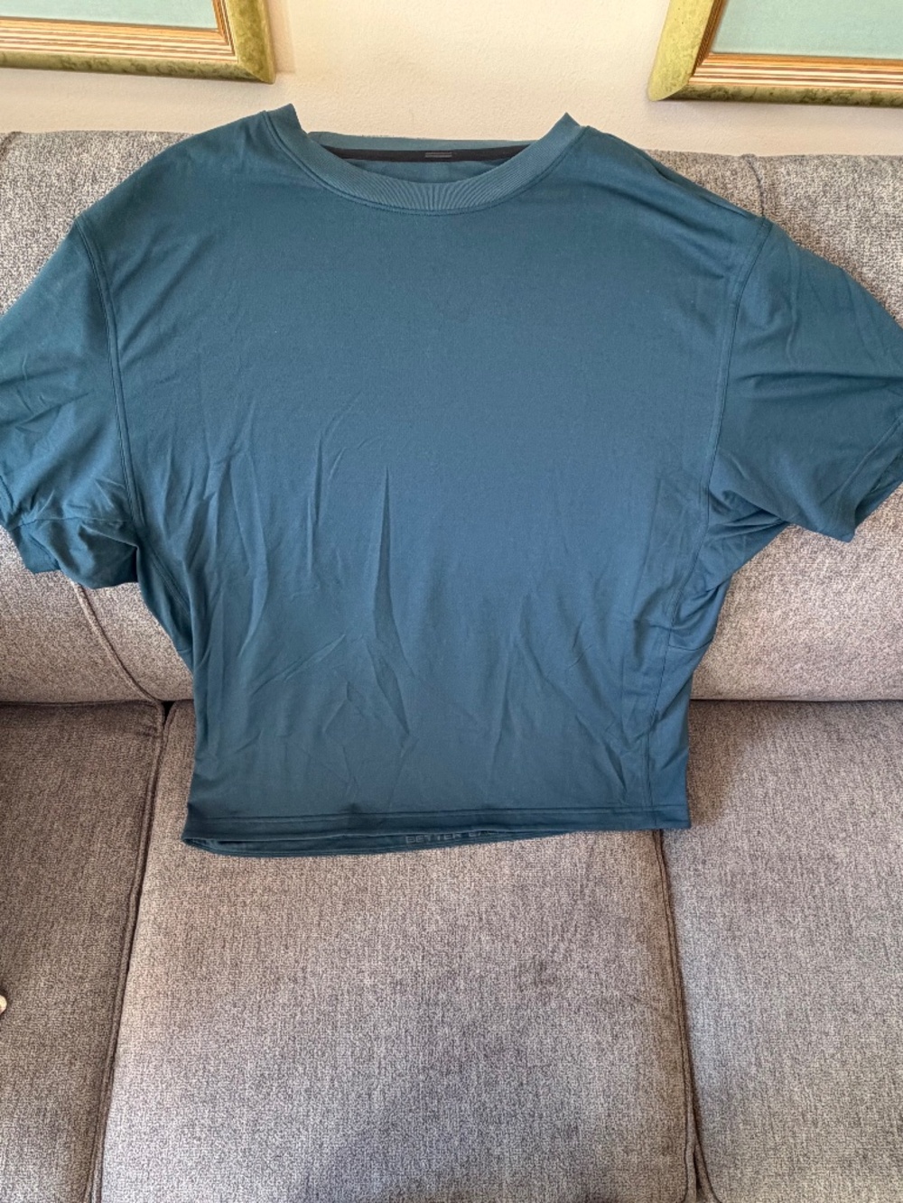 lululemon athletica Men's Short Sleeve Tee in Teal Green